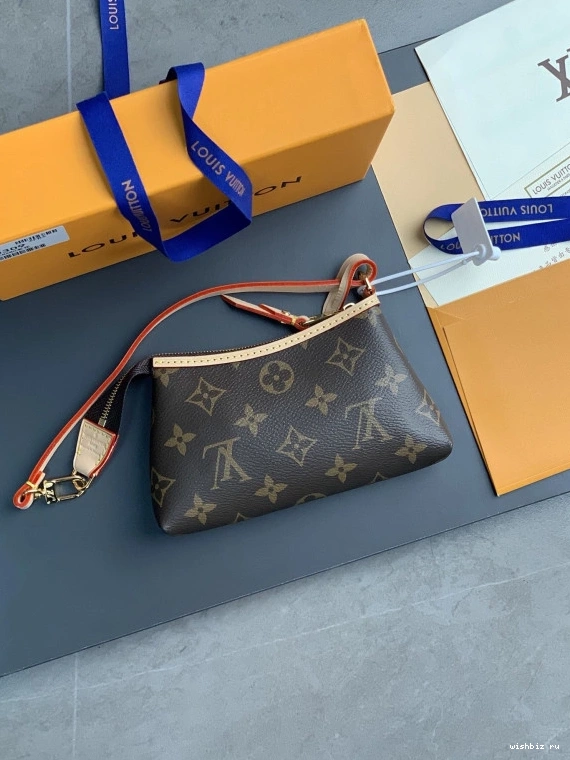 WIS Pouch Delightful LOUIS Pochette VUITTON Mini Monogram 1003